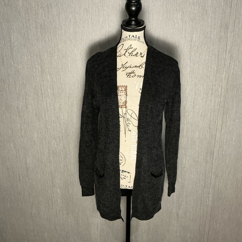 Wilfred Charcoal Knit Cardigan Size XS
